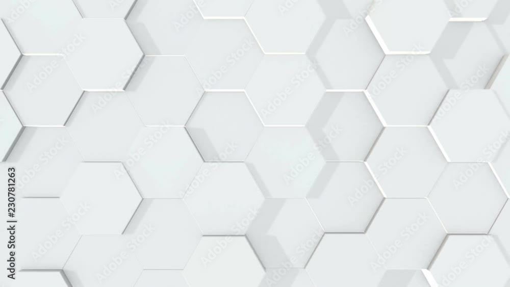 Abstract hexagonal geometric surface.