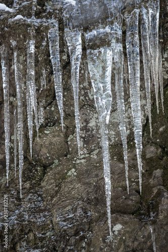 Eiszapfen abstrakt