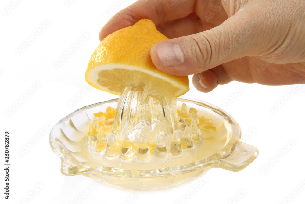 Presser un citron Stock Photo | Adobe Stock