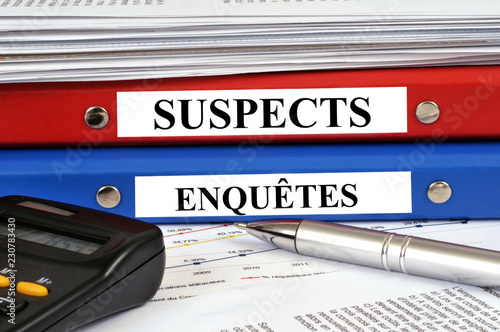 Dossiers suspects et enquêtes 