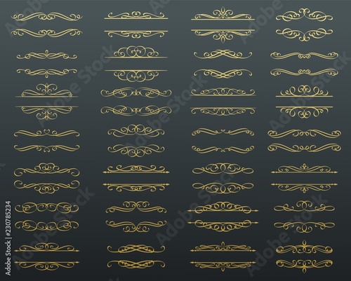 Calligraphic design elements