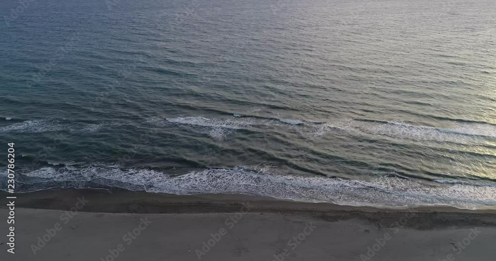 Patara Beach aerial view in sunset Antalya Patara Beach aerial view in sunset Antalya