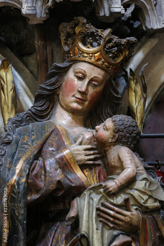 Oviedo Cathedral - Madonna and Child Jesus