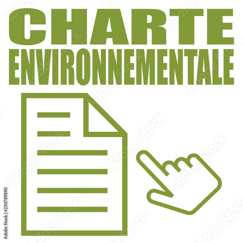 Logo charte environnementale.