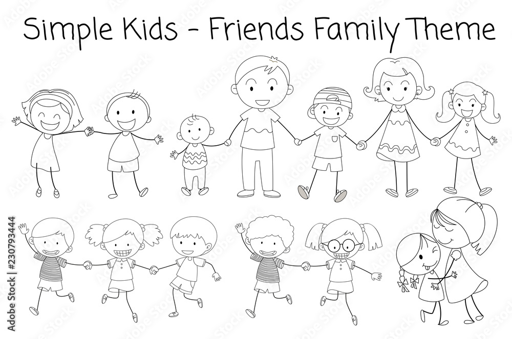 Doodle of family member
