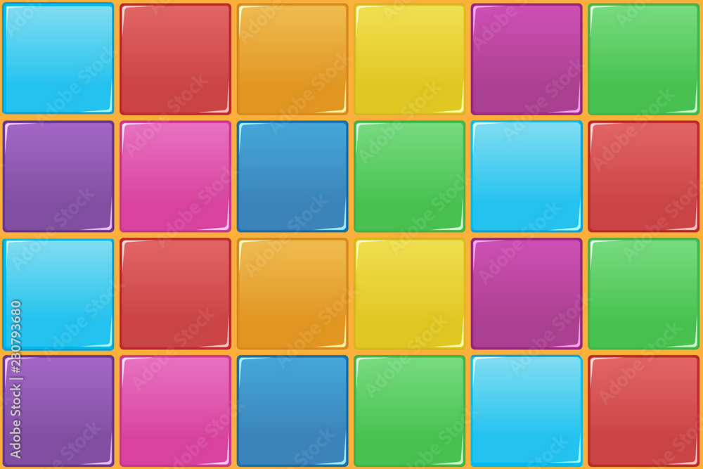 Colourful square seamless pattern