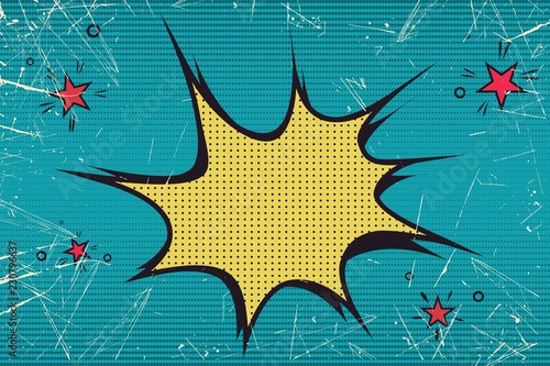 Comic vintage. Vector illustration.
