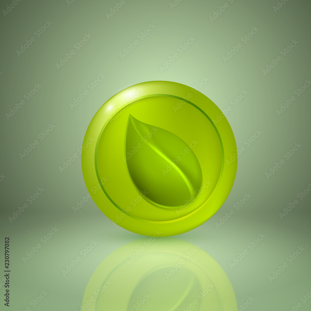 Yellow style leaf. Icon for app or web design. EPS10 vector. Yellow style leaf. Icon for app or web design. EPS10 vector.