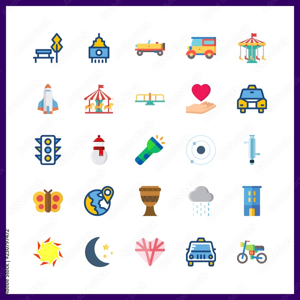 Obraz premium light icon. snowman and love vector icons in light set. Use this illustration for light works.