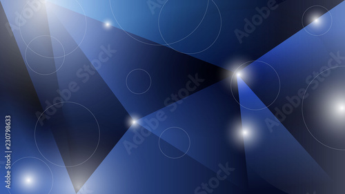 vector background with shapes and shining stars