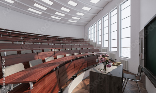 3D rendering of Empty Auditorium