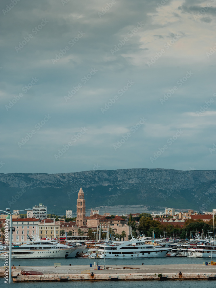 Split city from the sea Split city from the sea
