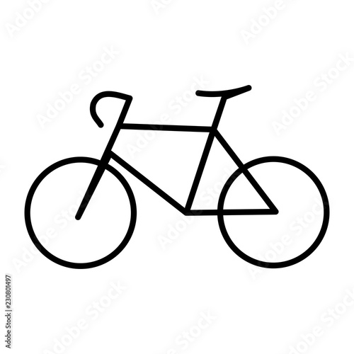 Bicycle Computer Icon Button Transportation Sport