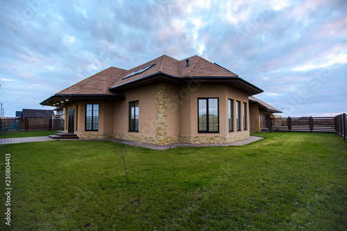 beautiful facade of the house