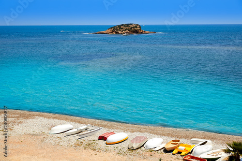 Fototapeta Naklejka Na Ścianę i Meble -  Altea beach in Alicante Playa de L Olla