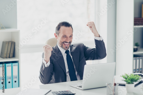 Slika na platnu Half turn glad realtor sale manager secretary stylish style tren
