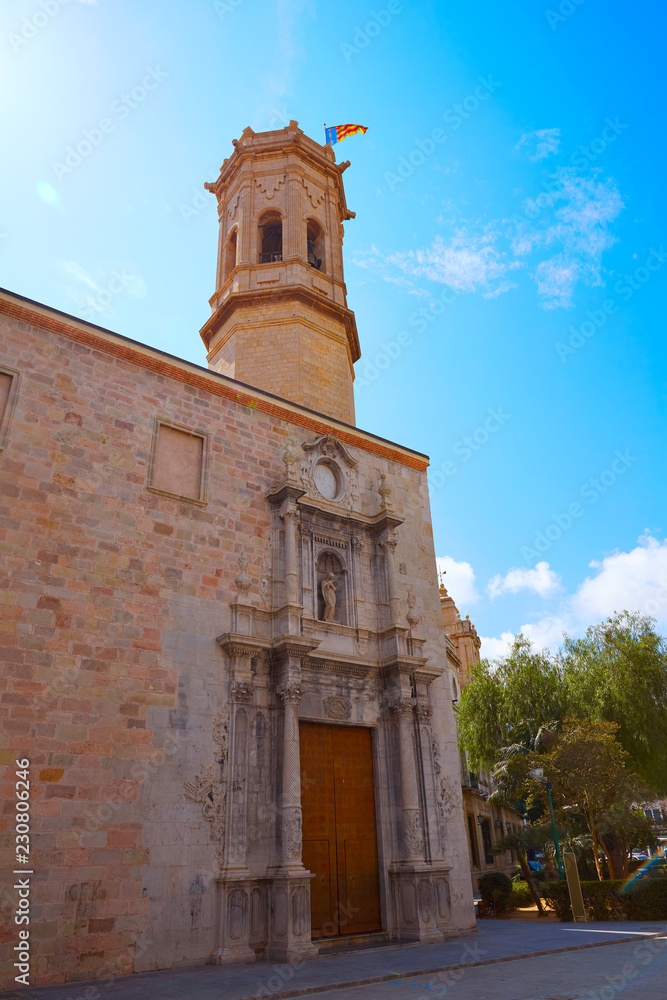 El Salavador church in Burriana Castellon