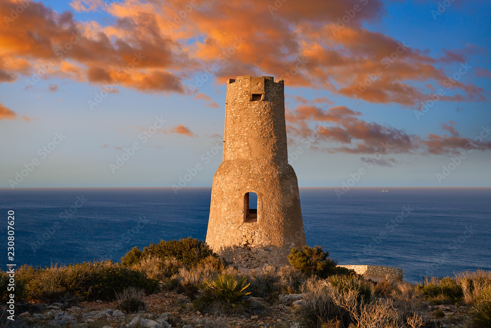 Torre del Gerro tower in Denia of Alicante