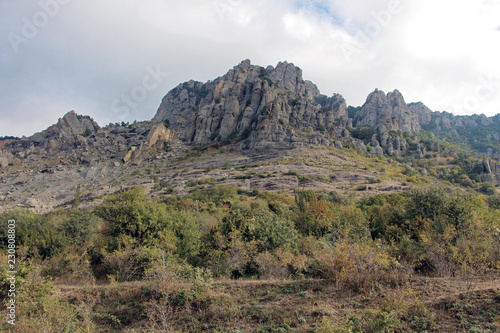 landscape in the mountains