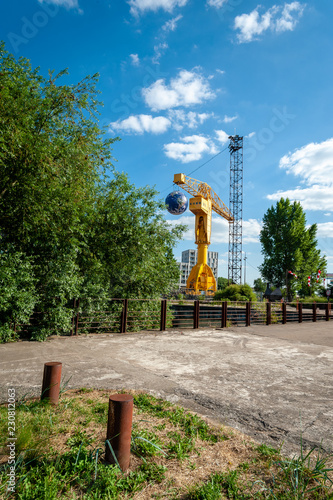 Nantes, Grue Titan Jaune photo