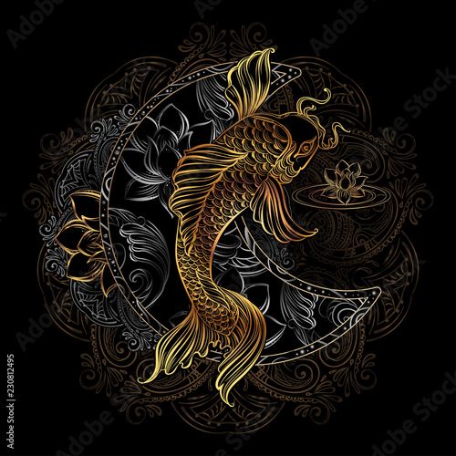 koi carp tatoo