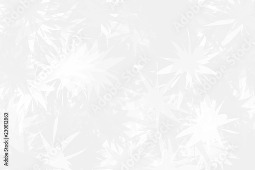 Light background with abstract snowflakes on the glass. The texture of the frozen surface. Light winter, Christmas pattern © annagolant