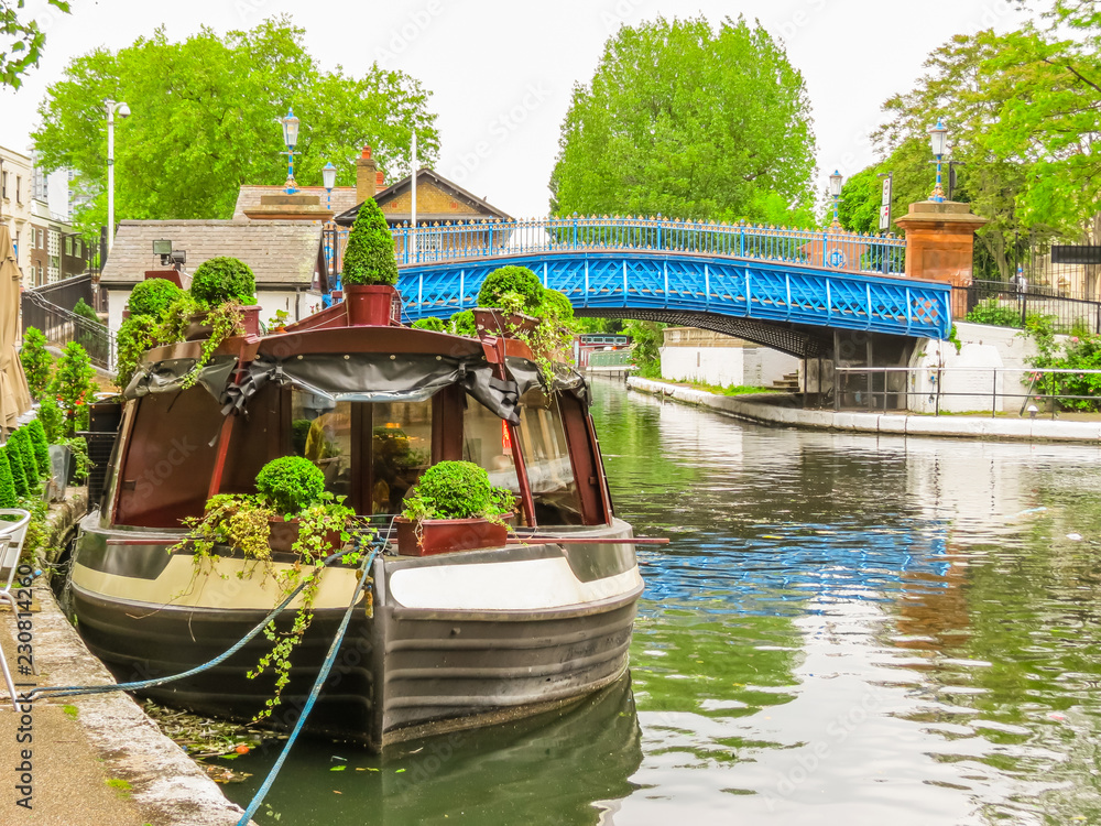 Fototapeta premium Kanał Regenta. Mała Wenecja, Londyn, Wielka Brytania