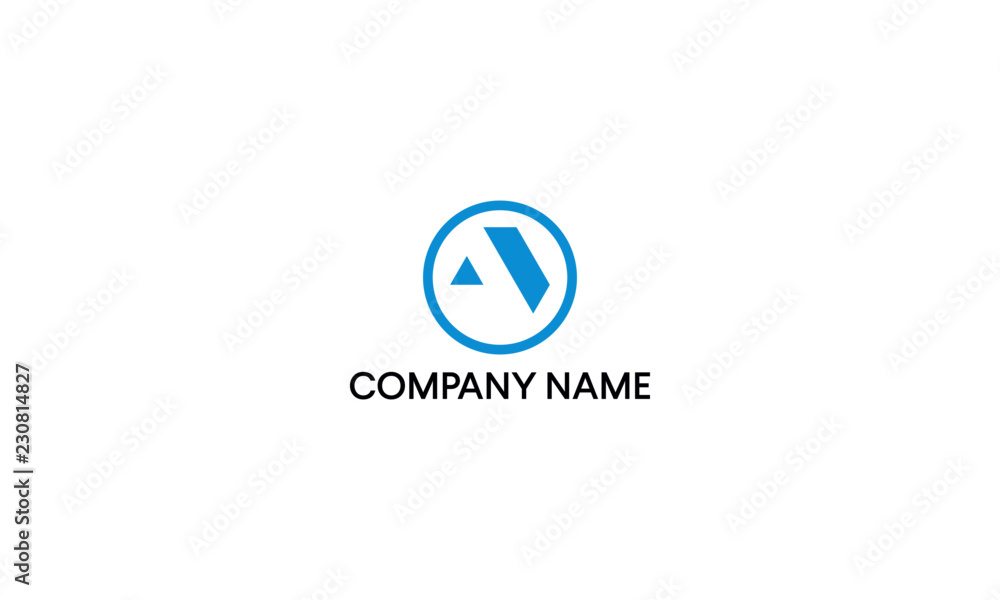 Letter A logo design Letter A logo design