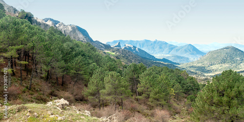 Mountains of Grazalema in Spain