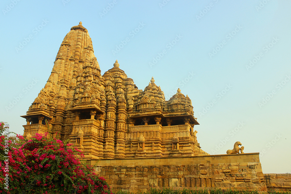 Kandariya mahadev at Western Group of Temples in khajuraho, Madhya Pradesh, India.