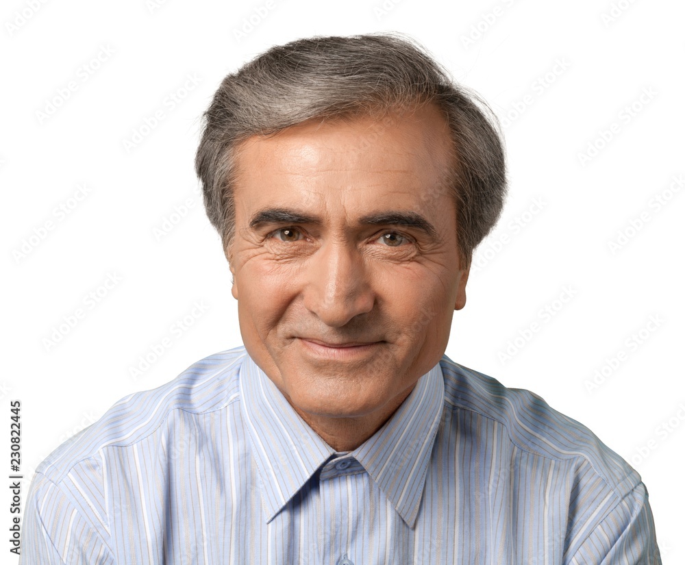 Portrait of a Smiling Senior Man Portrait of a Smiling Senior Man