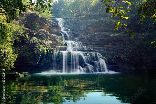 The Pandav Falls is a waterfall in the Panna district in the Indian state of Madhya Pradesh. photo