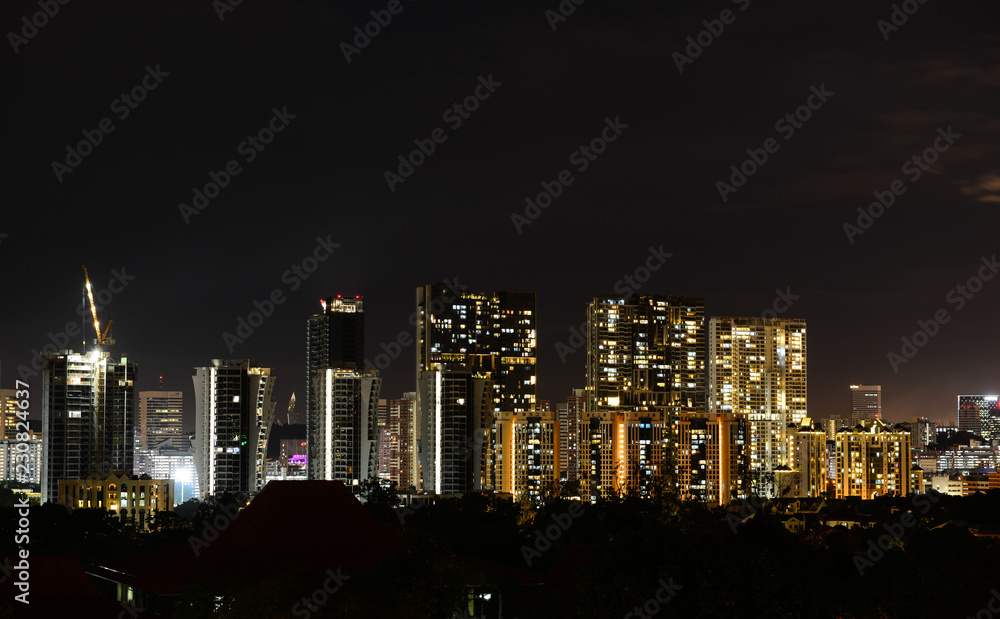Fototapeta premium Urban City at Night