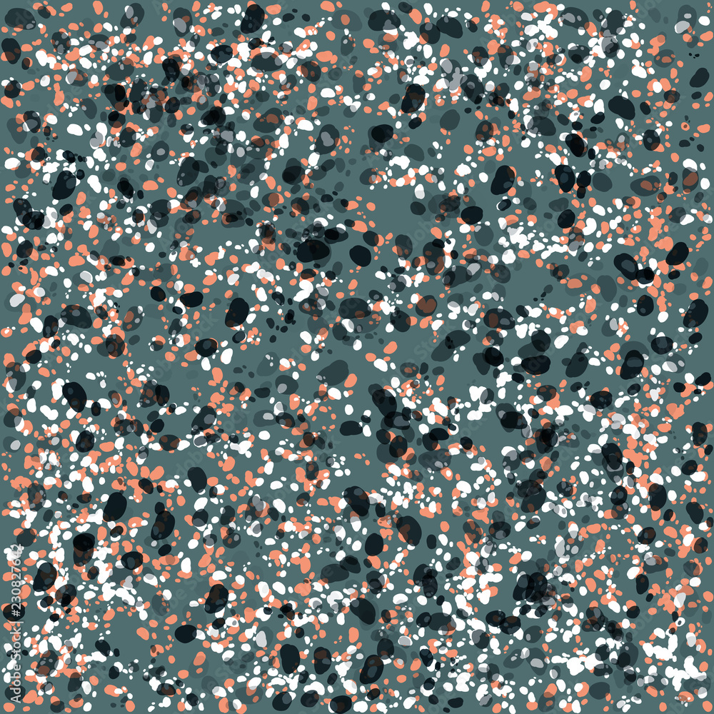 Obraz premium Green Seamless spotted pattern