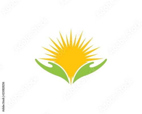 Hand Care Logo Template