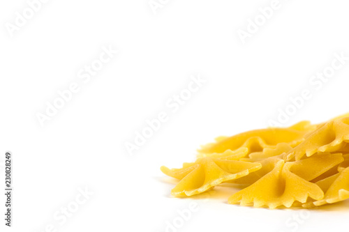 bow tie pasta in bowl,