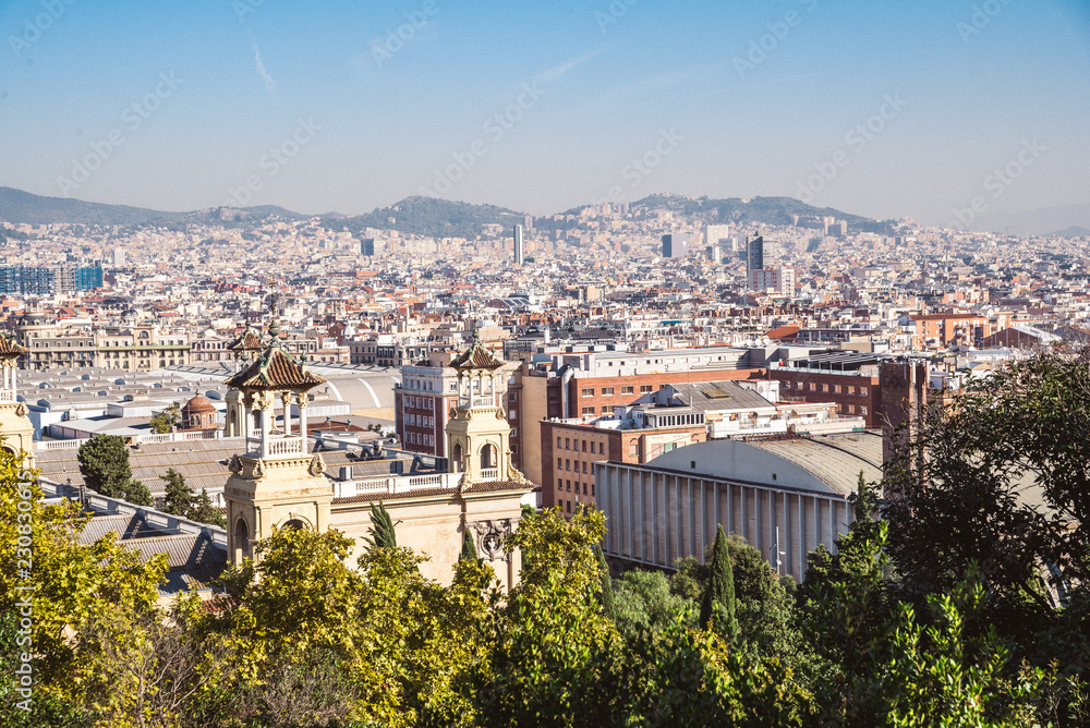 Ausblick über Barcelona