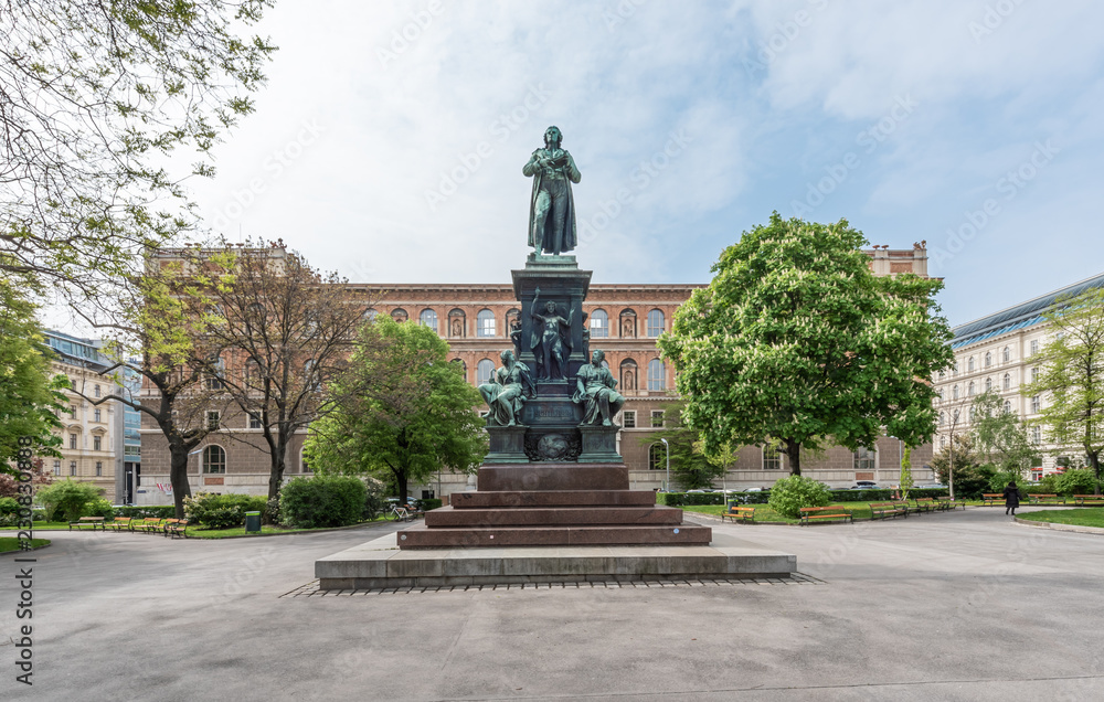 historical monument in vienna city austria