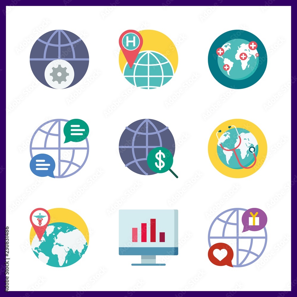 fintech icons set. point, wireless, futuristic and map graphic works fintech icons set. point, wireless, futuristic and map graphic works