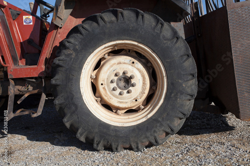 wheel of tractor 