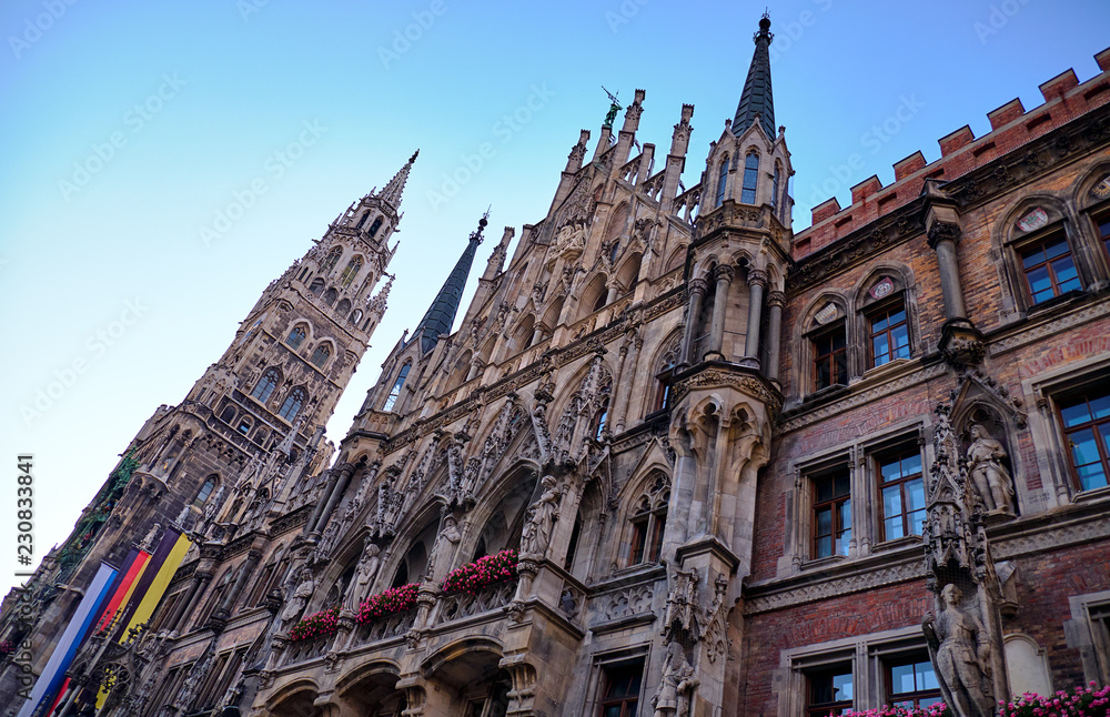 New Town Hall as seen from the Marienplatz side 