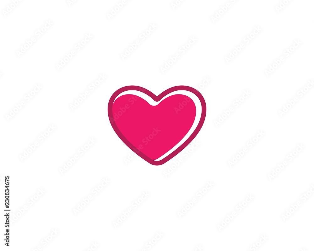Love logo illustration
