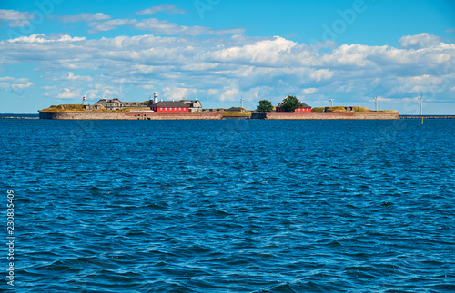 Trekroner Sofort is a sea fort at the entrance to the Copenhagen harbour. photo