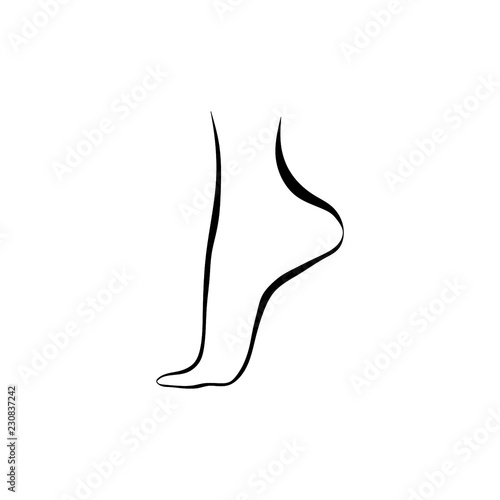 icon leg, foot