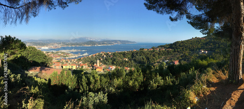 Panorama view of La Spezia, Liguria, Italy, Europe