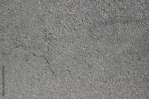 Asphalt pavement surface texture detail close up