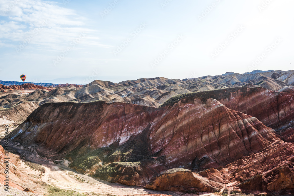 Obraz premium Danxia landform in Zhangye, China. Nature, Beauty