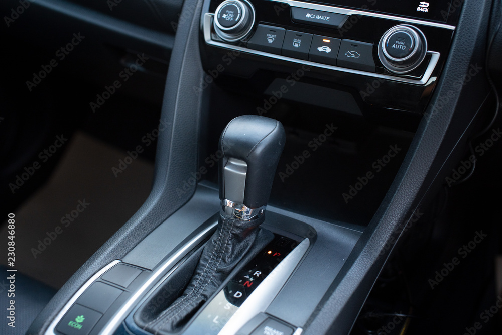The mechanism of switching modes of automatic transmission car.