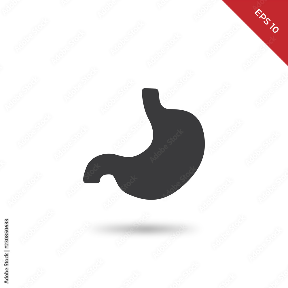 Stomach vector icon Stomach vector icon