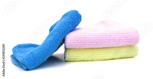 Bath towel. Isolated